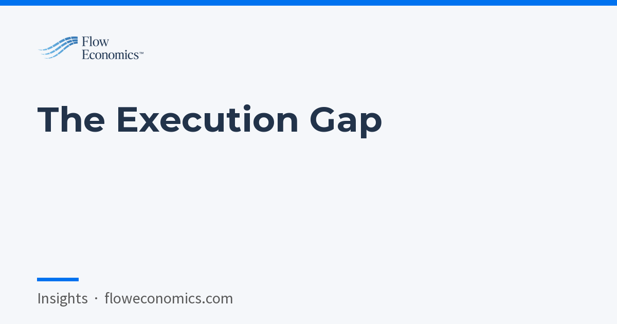 The Execution Gap